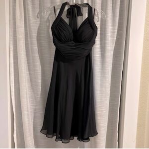 White House Black Market Black Backless Dress